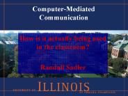 Computer-Mediated Communication