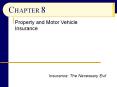 Property and Motor Vehicle Insurance PowerPoint PPT Presentation