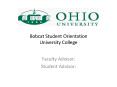 Bobcat Student Orientation University College PowerPoint PPT Presentation