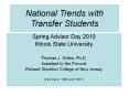 National Trends with Transfer Students PowerPoint PPT Presentation