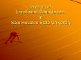 Division of Enrollment Management at Sam Houston State University PowerPoint PPT Presentation