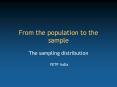 From the population to the sample PowerPoint PPT Presentation