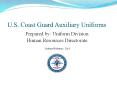 U.S. Coast Guard Auxiliary Uniforms PowerPoint PPT Presentation