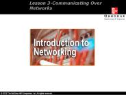 Lesson 3-Communicating Over Networks