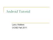 Android Tutorial