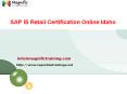 SAP IS Retail Certification Online Idaho PowerPoint PPT Presentation