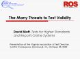 The Many Threats to Test Validity PowerPoint PPT Presentation
