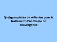 Quelques pistes de r PowerPoint PPT Presentation