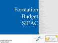 Formation Budget SIFAC PowerPoint PPT Presentation