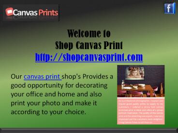 photo canvas printing