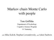 Markov chain Monte Carlo with people