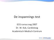 De inspannings test