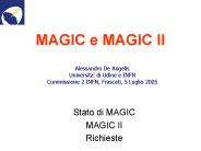 MAGIC e MAGIC II