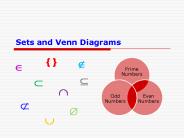 Sets and Venn Diagrams