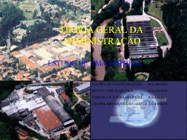 TEORIA GERAL DA ADMINISTRA