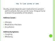 Home Remedies For Asthma