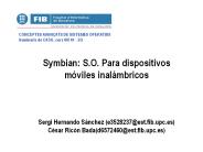 Symbian: S.O. Para dispositivos m