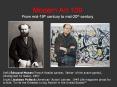 Modern Art 109 From mid-19th century to mid-20th century PowerPoint PPT Presentation