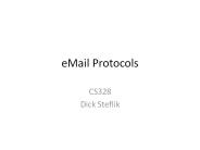 eMail Protocols