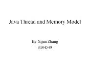 Java Thread and Memory Model