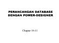 PERANCANGAN DATABASE DENGAN POWER-DESIGNER PowerPoint PPT Presentation