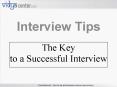 The Key to a Successful Interview PowerPoint PPT Presentation