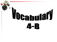 Vocabulary