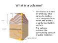 What is a volcano? PowerPoint PPT Presentation