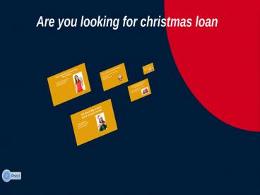 Chirstmas Loan For Bad Credit