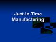Just-In-Time Manufacturing PowerPoint PPT Presentation