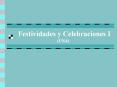 Festividades y Celebraciones I (USA) PowerPoint PPT Presentation