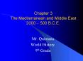 Chapter 3 The Mediterranean and Middle East 2000  PowerPoint PPT Presentation