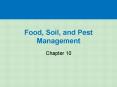 Food, Soil, and Pest Management PowerPoint PPT Presentation