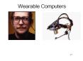 Wearable Computers PowerPoint PPT Presentation