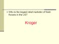 Who is the largest retail marketer of fresh flowers in the US? PowerPoint PPT Presentation