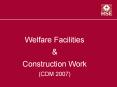 Welfare Facilities PowerPoint PPT Presentation