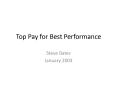 Top Pay for Best Performance PowerPoint PPT Presentation