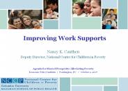 Improving Work Supports