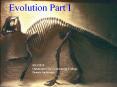Evolution Part I PowerPoint PPT Presentation
