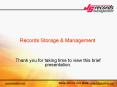 Records Storage PowerPoint PPT Presentation