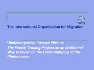 The International Organization for Migration