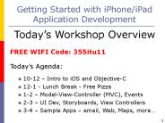 iOS Development Workshop
