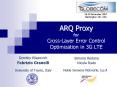 ARQ Proxy for Cross-Layer Error Control Optimization in 3G LTE PowerPoint PPT Presentation