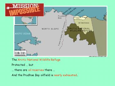 The Arctic National Wildlife Refuge