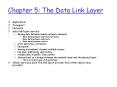 Chapter 5: The Data Link Layer PowerPoint PPT Presentation