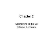 Connecting to dial-up