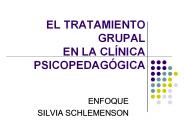 EL TRATAMIENTO GRUPAL EN LA CL