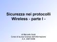 Sicurezza nei protocolli PowerPoint PPT Presentation