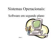 Sistemas Operacionais: