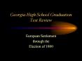 Georgia High School Graduation Test Review PowerPoint PPT Presentation